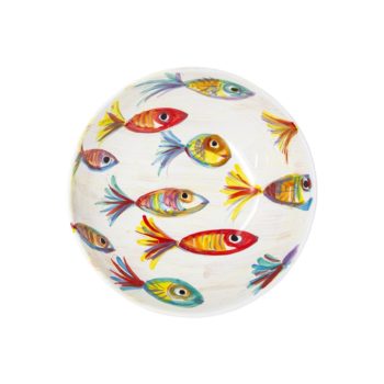 Vietri Pesci Colorati Salad Plate 9"D