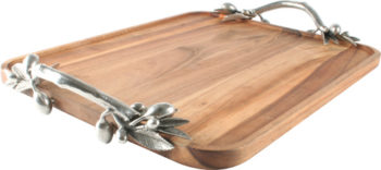 Vagabond House Large Olive Serving Tray 23"Lx16"W