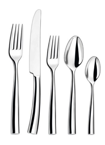 Couzon Silhouette Stainless Steel 5-Piece Place Setting - Image 2
