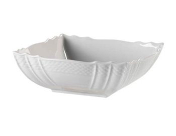Ginori 1735 Vecchio Ginori White Square Pasta Bowl 6.5"