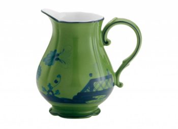 Ginori 1735 Oriente Italiano Malachite Milk Jug 9.5 oz