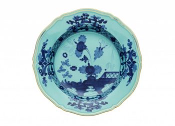 Ginori 1735 Oriente Italiano Iris Charger Plate 12.25"D