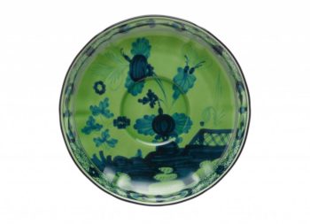 Ginori 1735 Oriente Italiano Malachite Coffee Saucer 5.25"