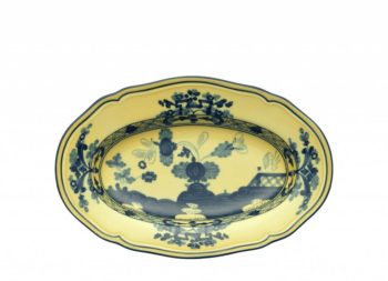 Ginori 1735 Oriente Italiano Citrino Pickle Dish 8.75"L
