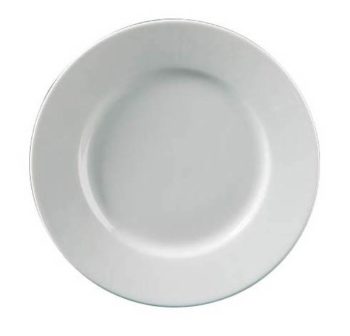 Ginori 1735 Impero White Flat Dessert Plate 7.75"