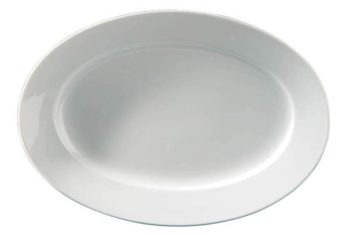 Ginori 1735 Impero White Oval Flat Platter 13.25"