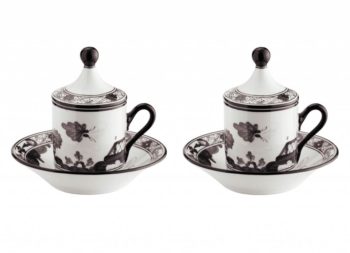 Ginori 1735 Oriente Italiano Albus Tête à tête Coffee Set