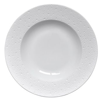Bernardaud Ecume White Rim Soup 9" - Image 2