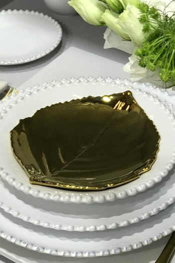 Costa Nova Riviera Or Alchemille Leaf 7" x 6.75" - Image 2