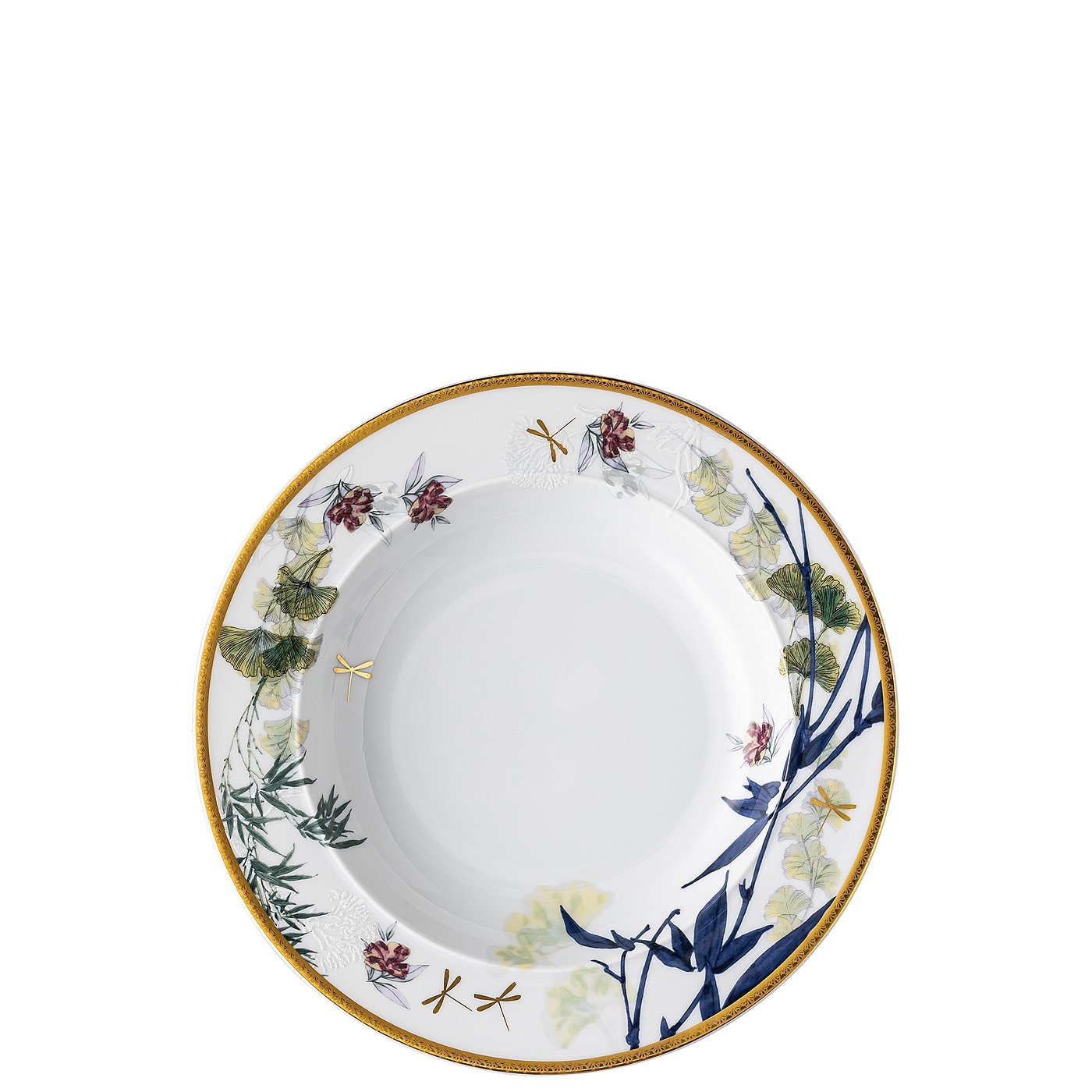 Rosenthal Turandot White Rim Soup - 8 1/2 in