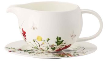 Rosenthal Brillance Fleurs Sauvages Sauce Boat 2 Piece, 19 oz