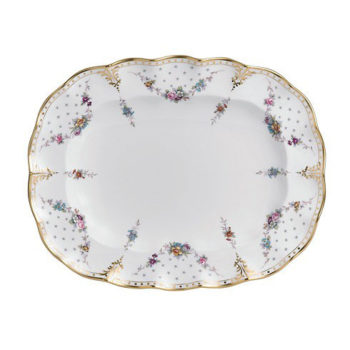 Royal Crown Derby Royal Antoinette Large Platter 15"L