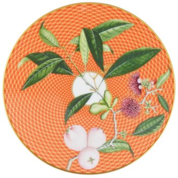 Raynaud Trésor Fleuri Orange Pomme d'eau Coupe Bread & Butter plate 6.3"D