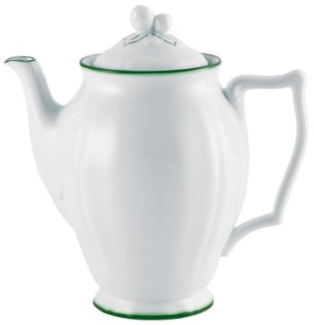 Raynaud Touraine Filet Green Coffee Pot