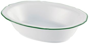 Raynaud Touraine Filet Green Open Vegetable Dish 9.8 x 7.7 in 29.6 oz