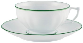 Raynaud Touraine Filet Green Breakfast Cup Only 12.8 oz