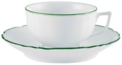 Raynaud Touraine Filet Green Tea Saucer Only 6.3"D