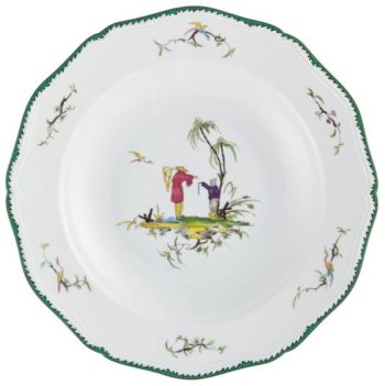 Raynaud Longjiang Multi color Deep chop plate 11.6"D