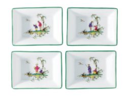 Raynaud Longjiang Multi color Trinket tray 3.1"L x 2.4"W
