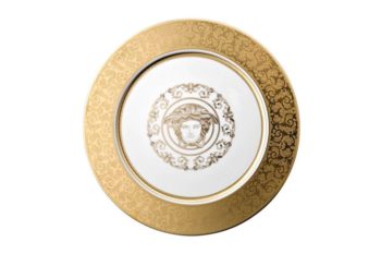 Versace Medusa Gala Gold Service Plate 13"D