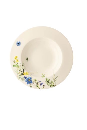 Rosenthal Brillance Fleurs des Alpes Soup Plate Deep Rim 9"D