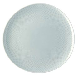 Rosenthal Junto Opal Green Plate Flat 10 5/8 x 10 1/4 in Relief Front & Back