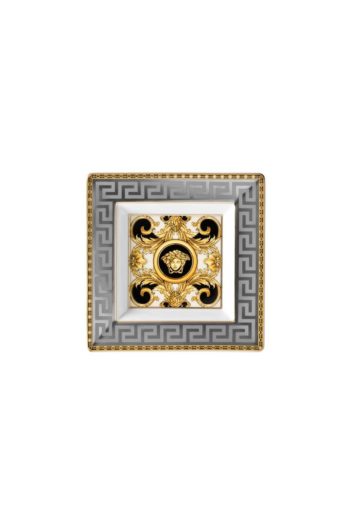 Versace Prestige Gala Grey Tray 5 1/2"SQ