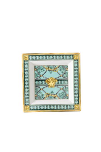 Versace La Scala del Palazzo Verde Tray 8.5"SQ