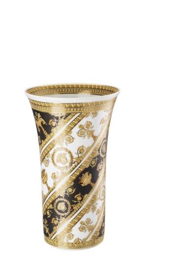 Versace by Rosenthal I Love Baroque Vase Bianco 13.5"H