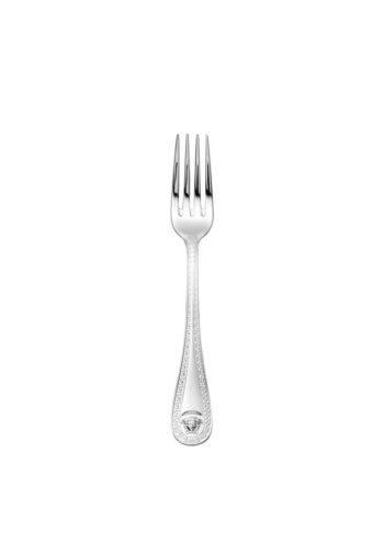 Versace Medusa Flatware Salad Dessert Fork, Silver Plated 7.75"L