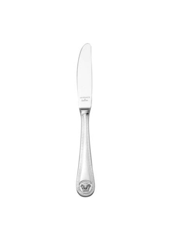 Versace Medusa Flatware Dessert Knife, Silver Plated 7"L