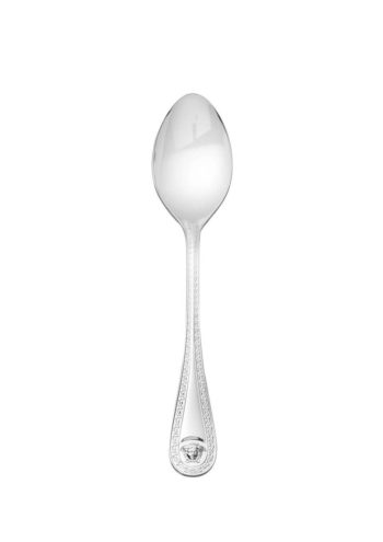Versace Medusa Flatware Serving Spoon, Silver Plated 8"L