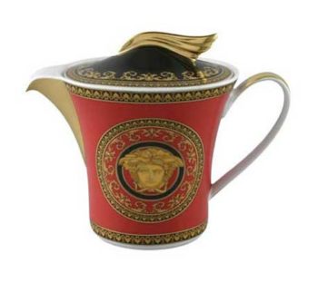 Versace by Rosenthal Medusa Red Tea Pot 43.0 oz