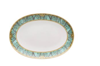 Versace La Scala del Palazzo Verde Platter 13'L