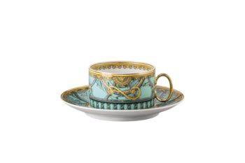 Versace La Scala del Palazzo Verde Tea Cup & Saucer
