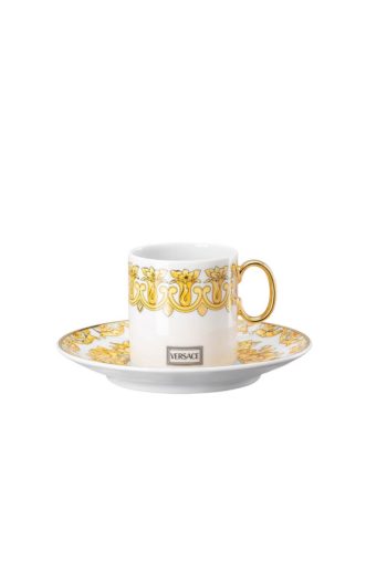 Versace by Rosenthal Medusa Rhapsody AD Cup & Saucer 4 1/4 in