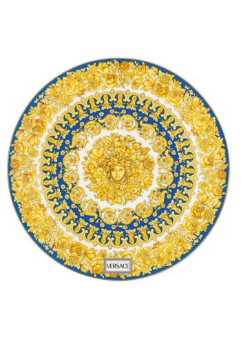 Versace by Rosenthal Medusa Rhapsody Blue Service Plate 13"D