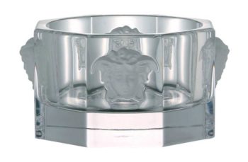 Versace by Rosenthal Medusa Lumiere Crystal Wine Coaster