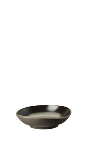 Rosenthal Junto Slate Grey Stoneware Plate Deep 6.67"