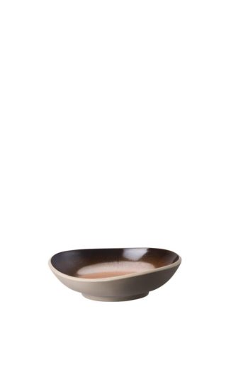 Rosenthal Junto Bronze Stoneware Plate Deep 6.67"