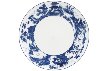 Mottahedeh Blue Canton Contempo Service Plate 13"D