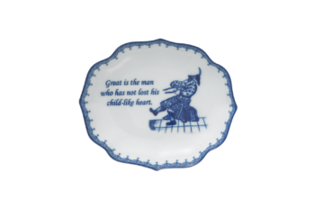 Mottahedeh Great is the Man Ring Tray 5.5"L