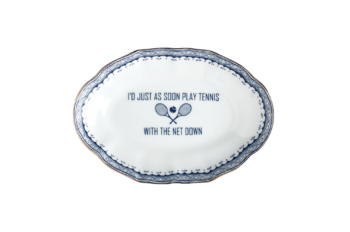 Mottahedeh Tennis Ring Verse Tray 5.25"L
