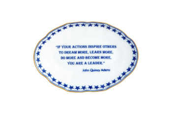 Mottahedeh "If your actions inspire others" Verse Tray 5.75'L
