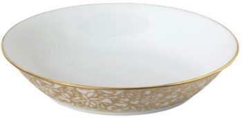 Raynaud Salamanque Gold Soup Cereal 7.5"D, 14 oz