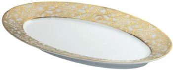 Raynaud Salamanque Gold Pickle Dish 10 x 6