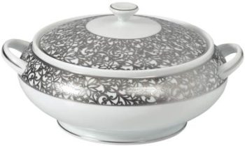 Raynaud Salamanque Platinum Soup Tureen 9.8"W, 59 oz