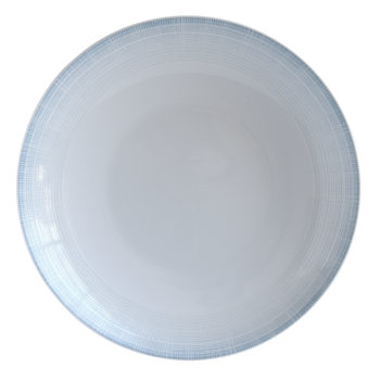 Bernardaud Saphir Blue Deep Round Dish 11.4"D