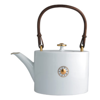 Bernardaud Shanghai Gold Oval Teapot 20°z