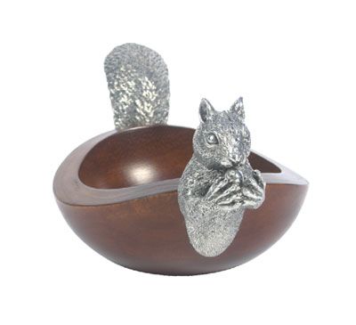 Vagabond House Squirrel Head & Tail Nut Bowl Small